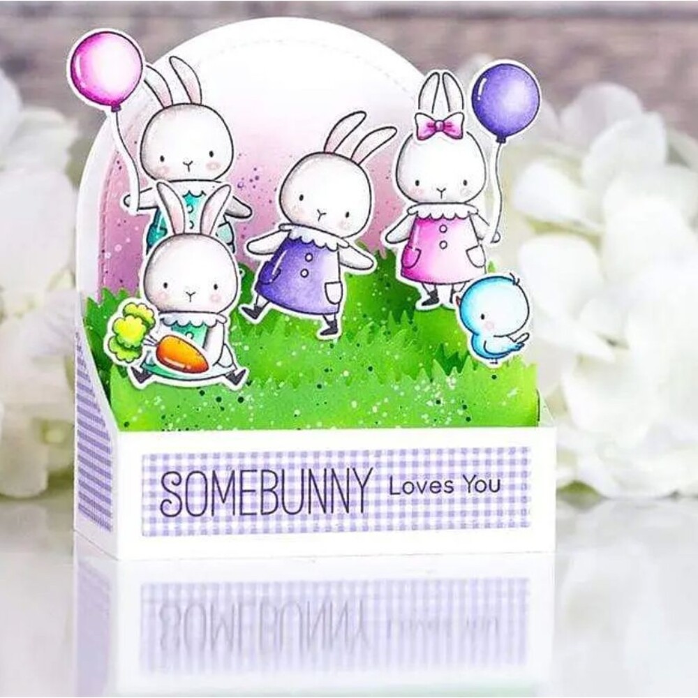 My Favorite Things Stamp and die set Somebunny BB-12 MFT